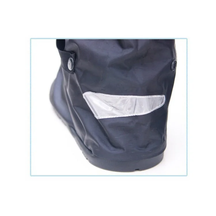Oxford Cloth High Density High Boots Waterproof Rain Shoe Covers, Size: L
