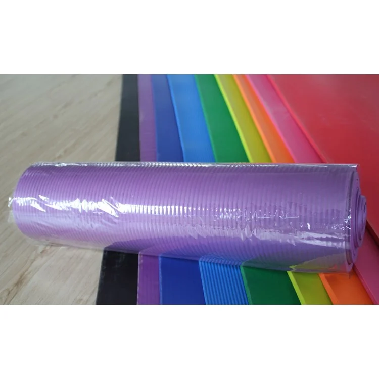 15mm Thick Non-slip NBR Exercise Yoga Mat (183 x 61cm) - Black