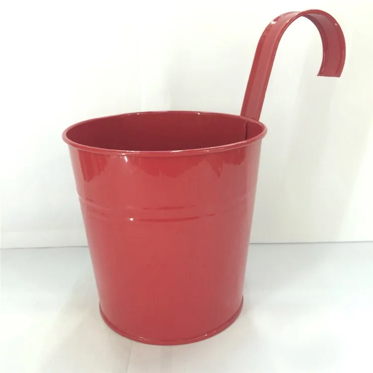 10Pcs/Set Non-detachable Metal Bucket Colony Garden Flower Holding Pail