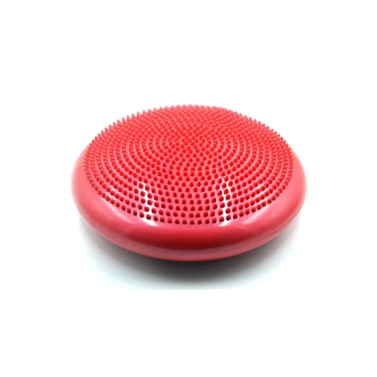 Anti-Burst Yoga Fitness Core Balance Disc with Pump - Red