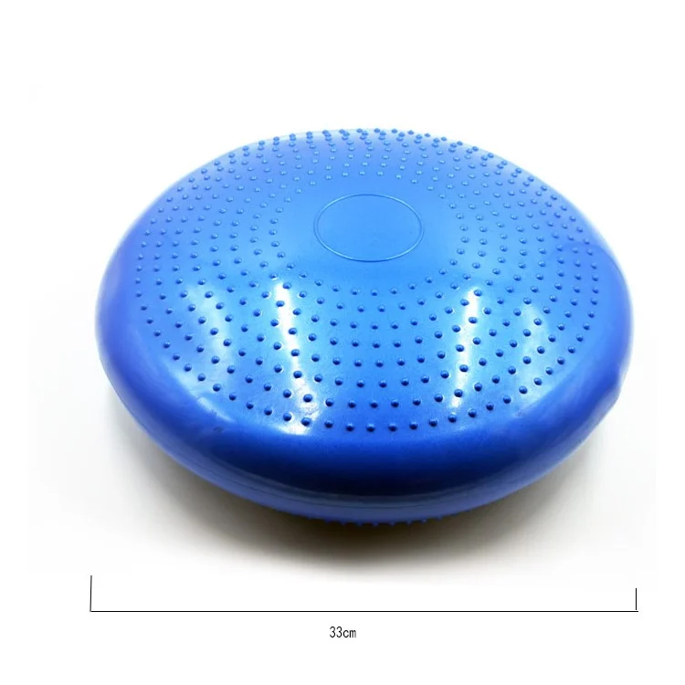 Anti-Burst Yoga Fitness Core Balance Disc with Pump - Red