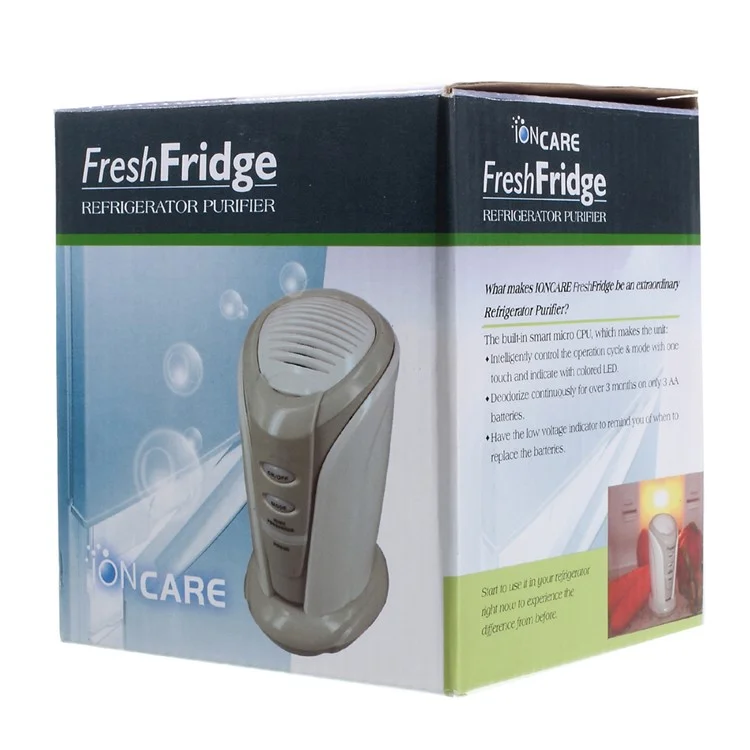 IONCARE Refrigerator Ozone Air Purifier Deodorizer Odor Remover GH2128 - White