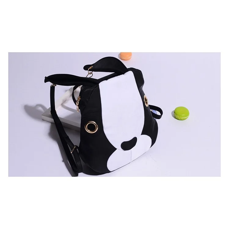 Big Ears Bunny Shape Backpack Leisure Nylon Rucksack - White