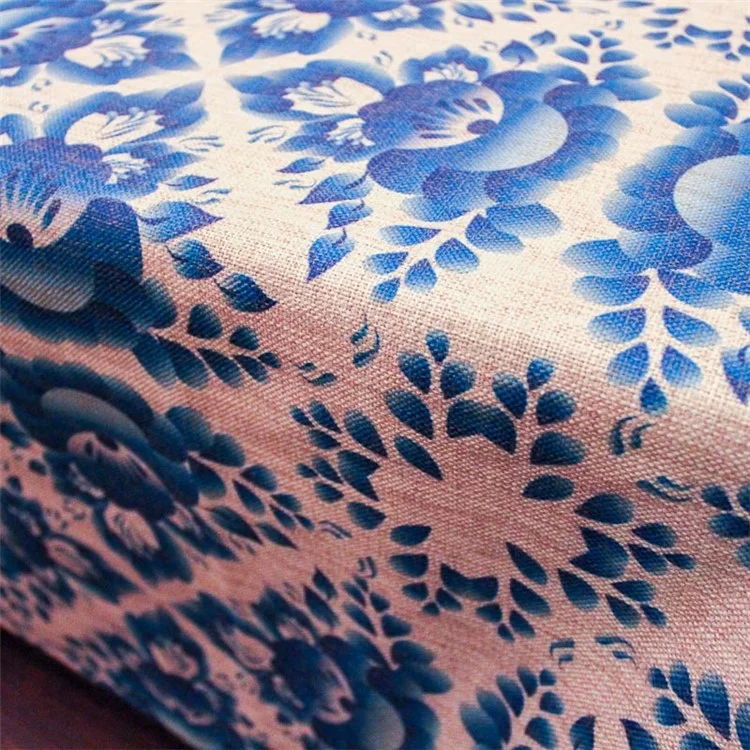 Cotton Linen Tablecloth 140 x 140cm Square Table Cover - Blooming Flower