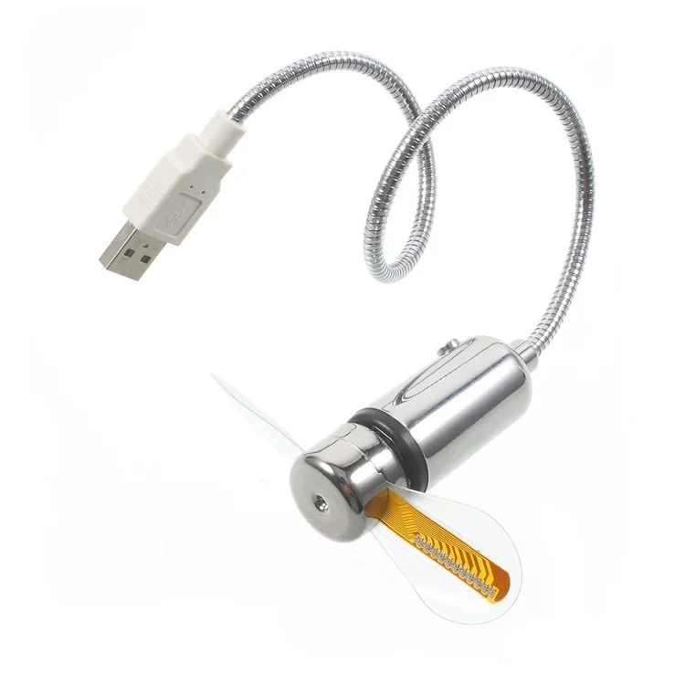 Flexible Gooseneck USB Programmable LED DIY Messages Cooling Fan Christmas Gift UF-211-06RGB