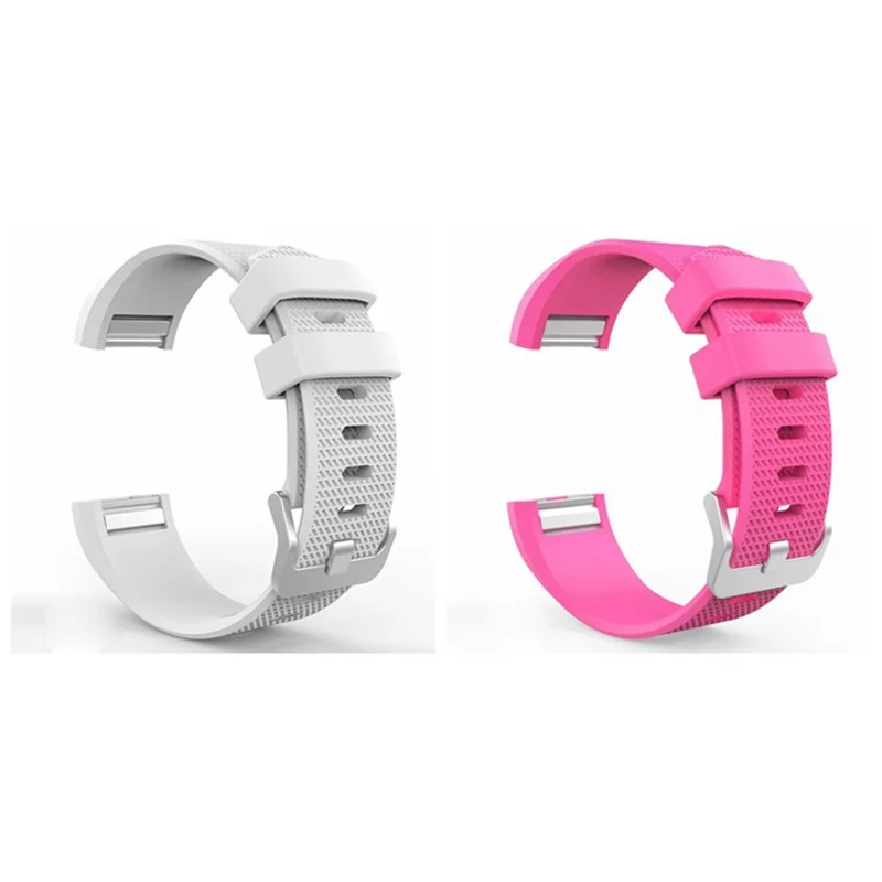 Soft Silicone Strap Wristband Replacement for Fitbit Charge 2 - Purple