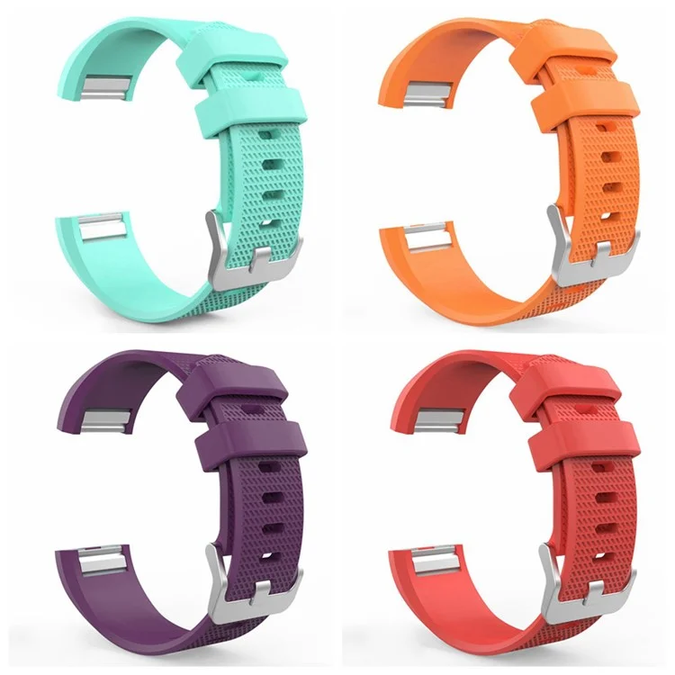 Soft Silicone Strap Wristband Replacement for Fitbit Charge 2 - Purple