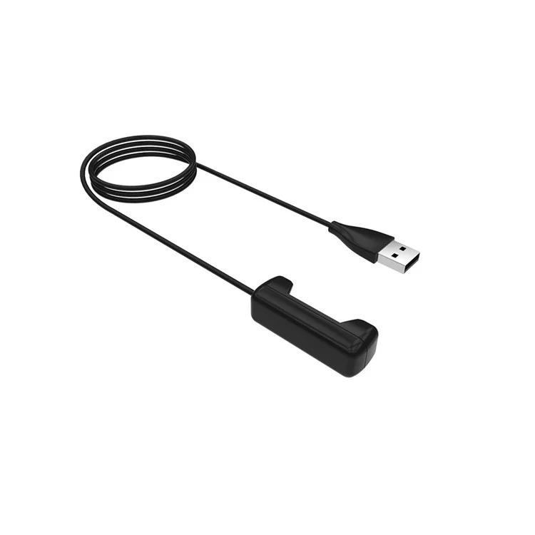 For Fitbit Flex 2 100cm USB Charging Cable Cradle - Black