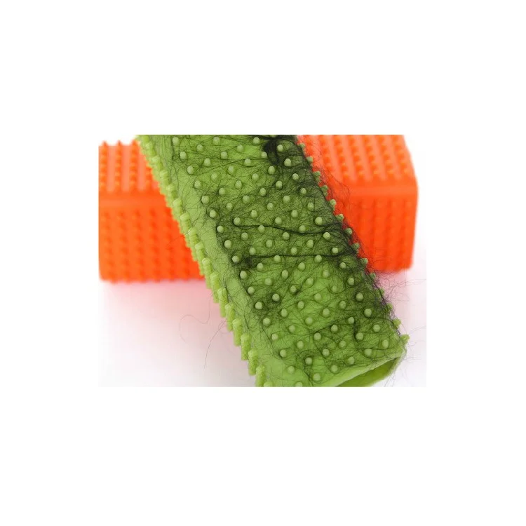 Silicone Pets Shedding Hair Remover Grooming Tool Roller for Puppy Dogs Cats - Orange