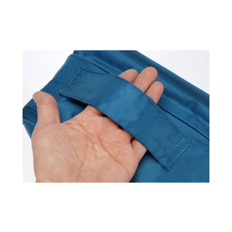 Flight Travel Storage Bag Dual-layer Packing Organizer for Shoes - Dark Blue
