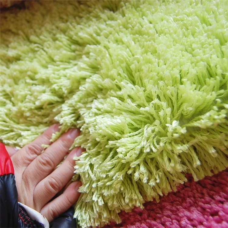 3 Pieces Microfiber Bathroom Rug Set - Green