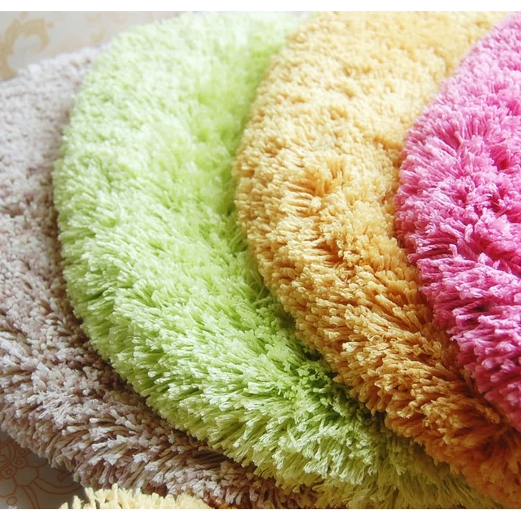 3 Pieces Microfiber Bathroom Rug Set - Green