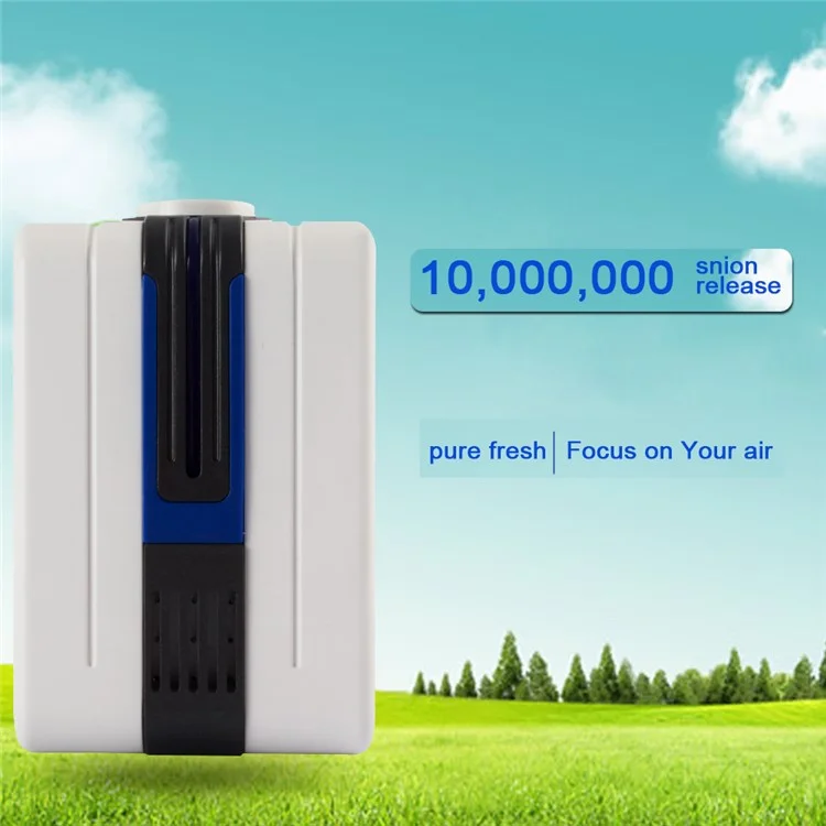 Household Negative Ion Anion Air Purifier Oxygen Bacteria Virus Ionizer Cleaner - EU Plug