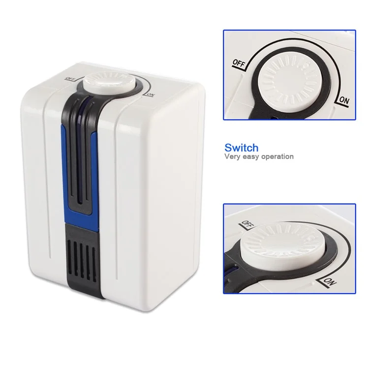 Household Negative Ion Anion Air Purifier Oxygen Bacteria Virus Ionizer Cleaner - EU Plug