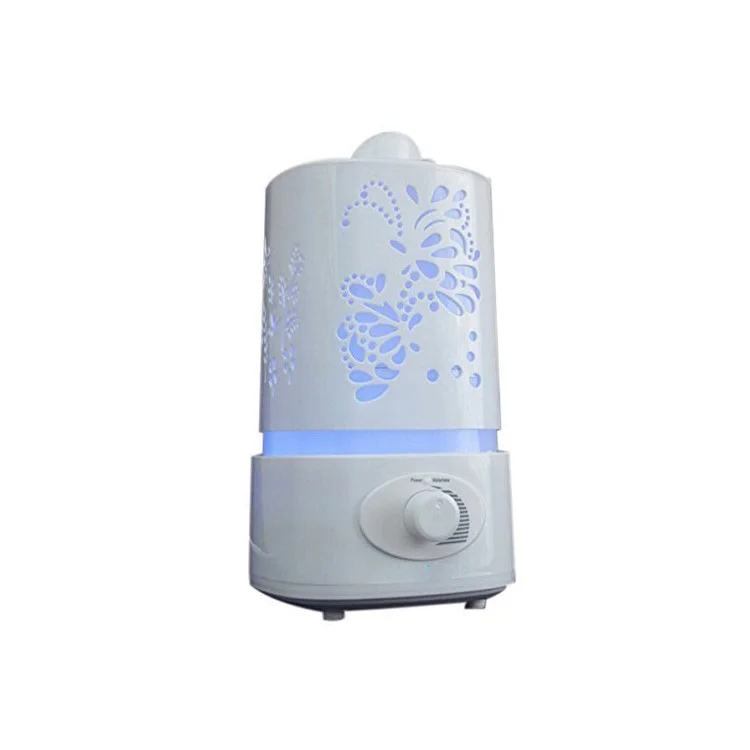 1.5L Ultrasonic Air Humidifier LED Color Changing Aroma Oil Diffuser - White / US Plug
