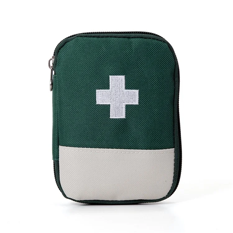First Aid Bag Emergency Pouch Lightweight Portable Case - Green