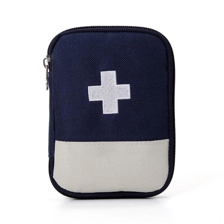 Portable Medical Bag Emergency Survival First Aid Pouch - Dark Blue