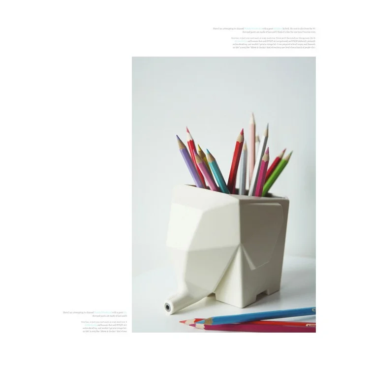 Multi-functional Elephant Chopsticks Cutlery Holders Toothbrush Storage - Grey