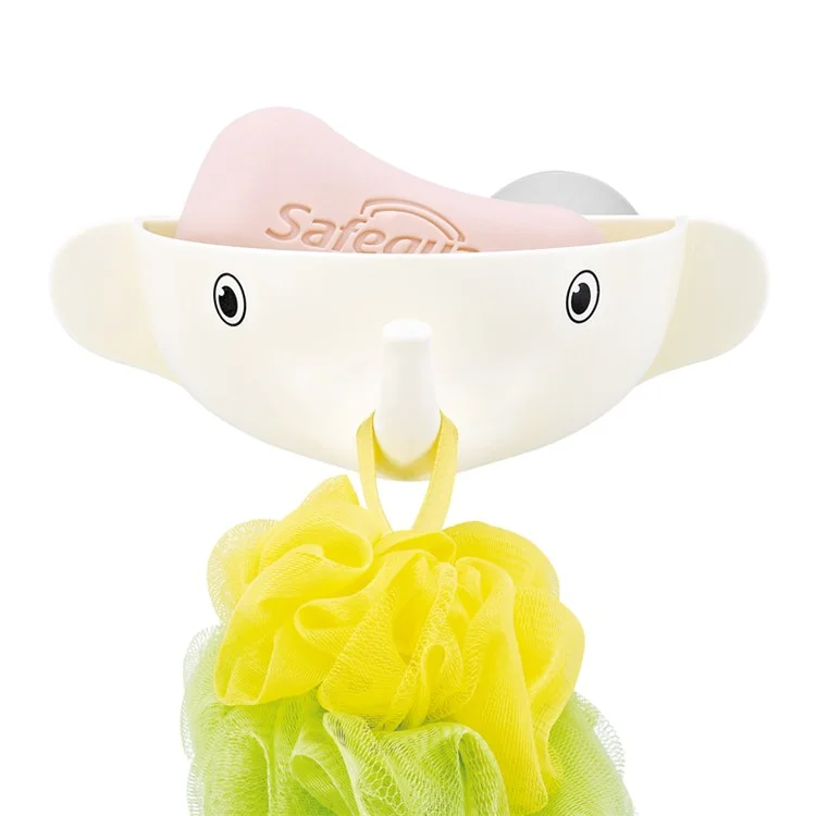 ANYA Adorable Elephant Plastic Soap Holder with Suction Cup