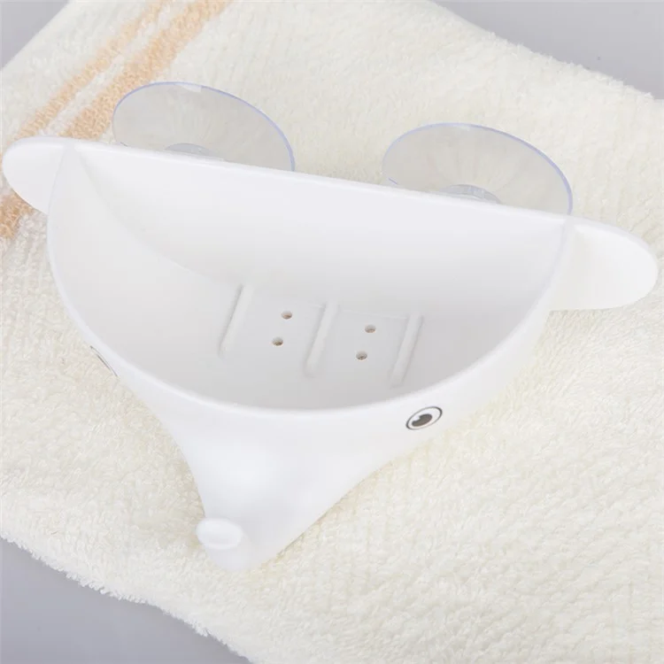 ANYA Adorable Elephant Plastic Soap Holder with Suction Cup