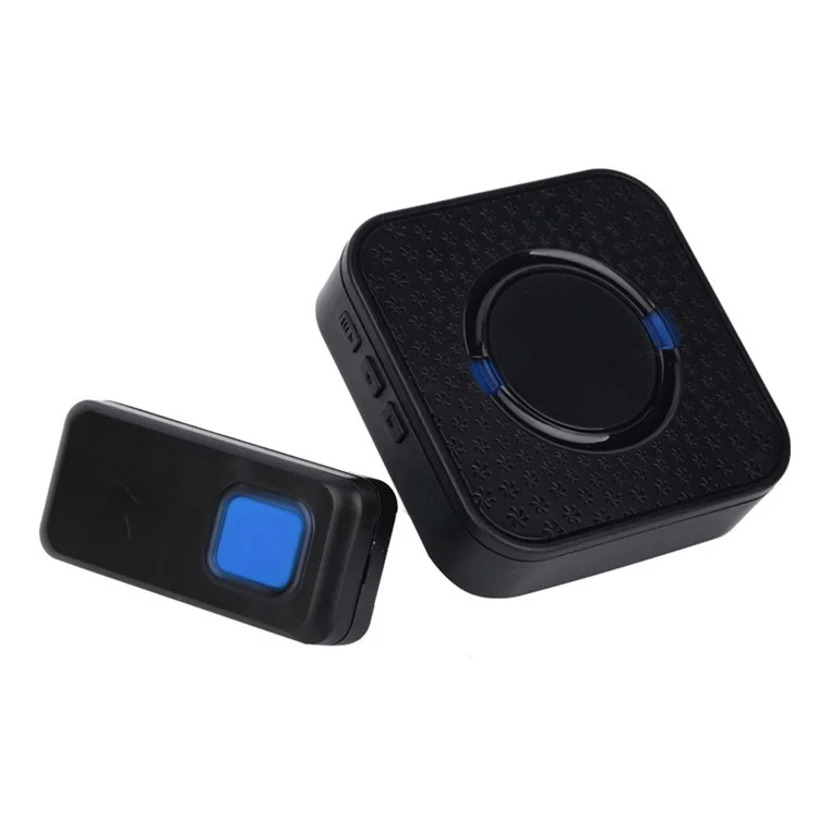 N6-1T1 Plug-In 300m Wireless Door Bell Kit 1 Transmitter + 1 Receiver, 55 Chimes - EU Plug