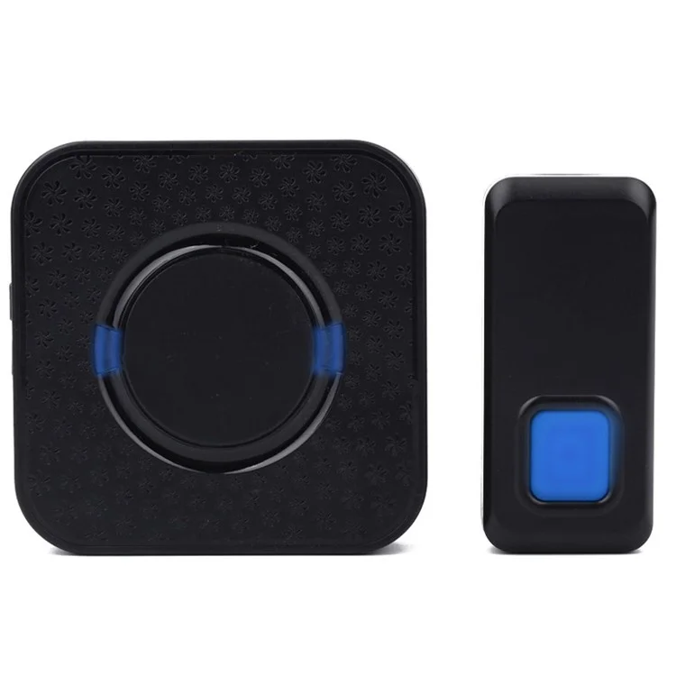 N6-1T1 Plug-In 300m Wireless Door Bell Kit 1 Transmitter + 1 Receiver, 55 Chimes - EU Plug