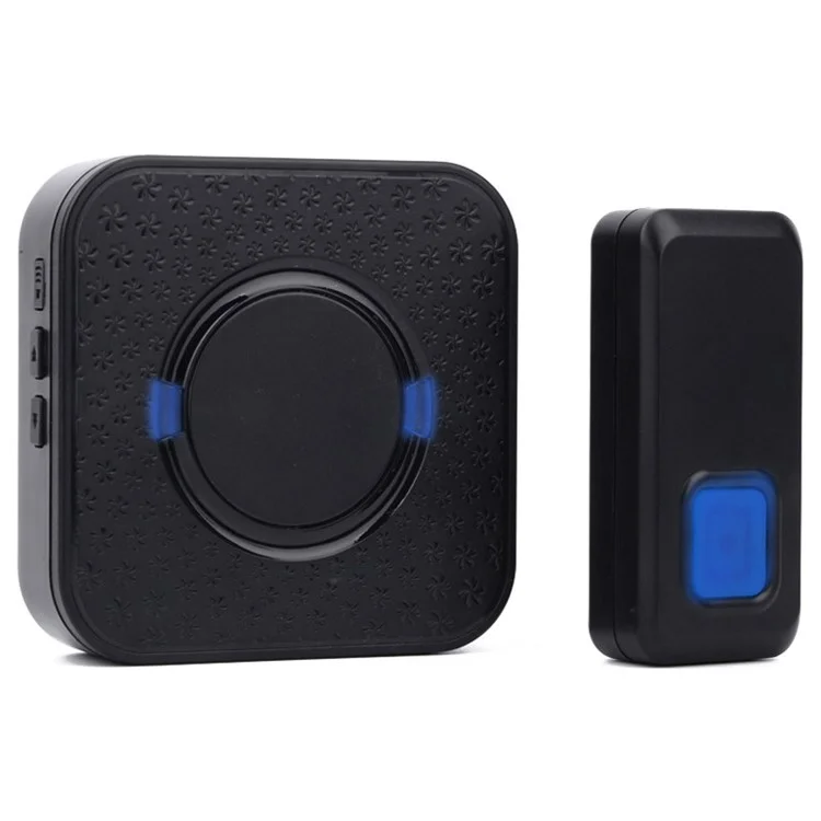 N6-1T1 Plug-In 300m Wireless Door Bell Kit 1 Transmitter + 1 Receiver, 55 Chimes - EU Plug