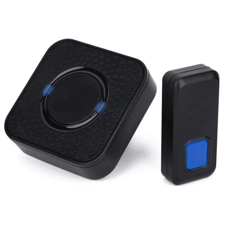 N6-1T1 Plug-In 300m Wireless Door Bell Kit 1 Transmitter + 1 Receiver, 55 Chimes - EU Plug