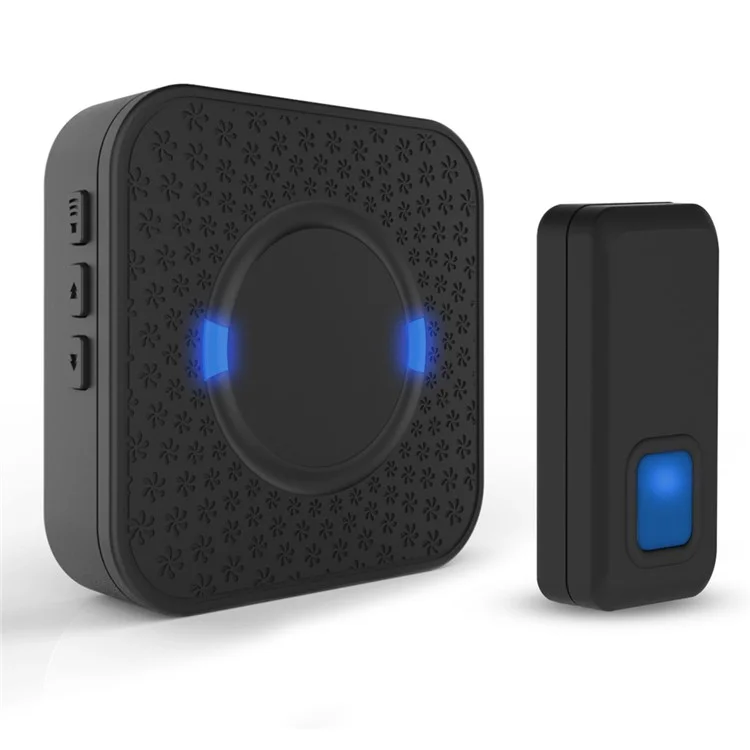 N6-1T1 Plug-In 300m Wireless Door Bell Kit 1 Transmitter + 1 Receiver, 55 Chimes - EU Plug