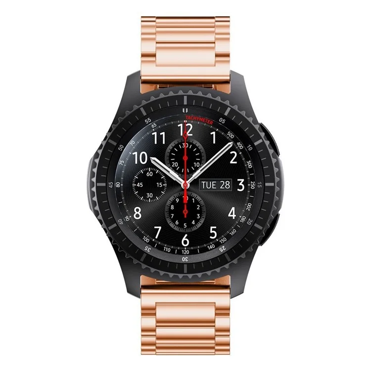 Solid Stainless Steel Chain Watch Band Strap for Samsung Gear S3 Frontier / S3 Classic - Rose Gold