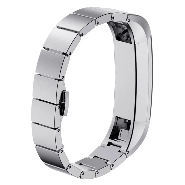 Accesorios de Reemplazo Clásicos para Fitbit Alta Correa de Brazalete Bandas - Color Plateado