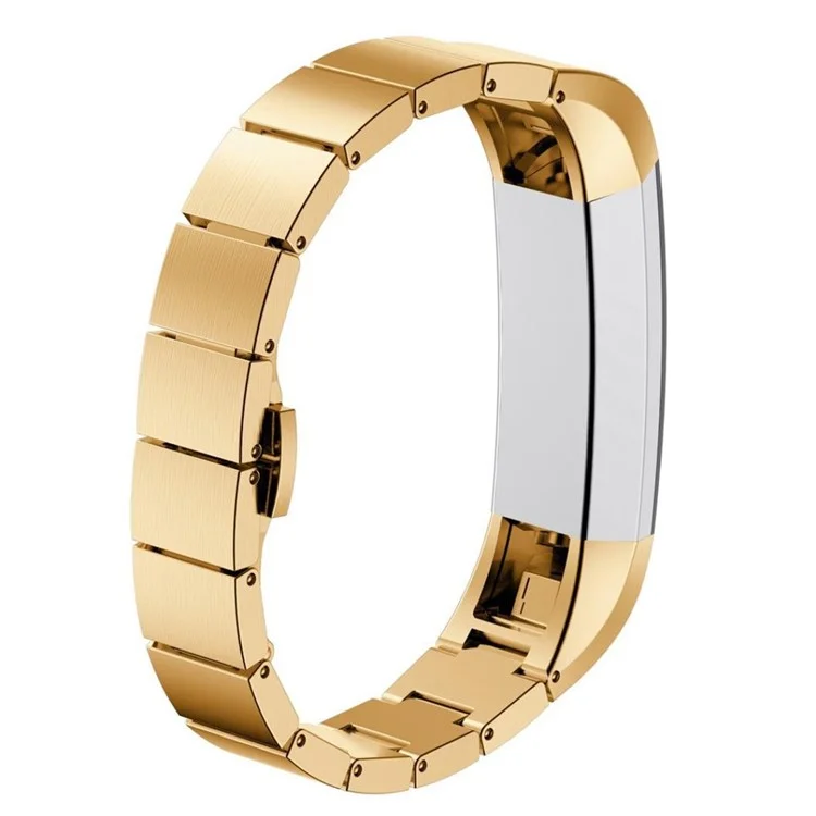 Correa de repuesto de acero inoxidable para reloj inteligente Fitbit Alta - Color dorado