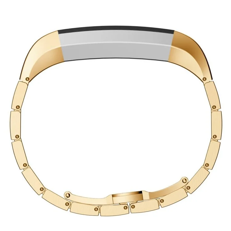 Correa de repuesto de acero inoxidable para reloj inteligente Fitbit Alta - Color dorado