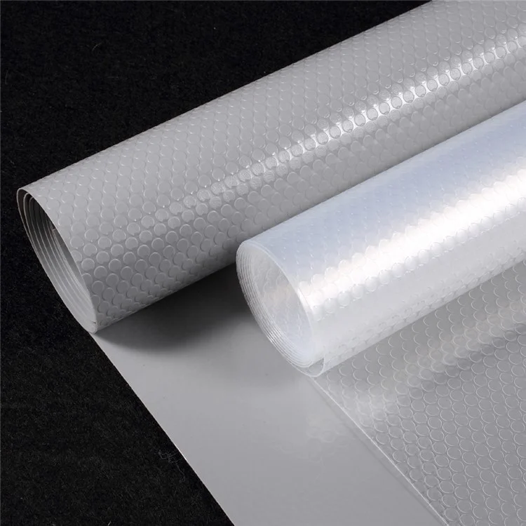 3Rolls/Lot DIY Multipurpose Waterproof Spots Texture EVA Pad Antibacterial Anti-slip Drawer Mat - Transparent