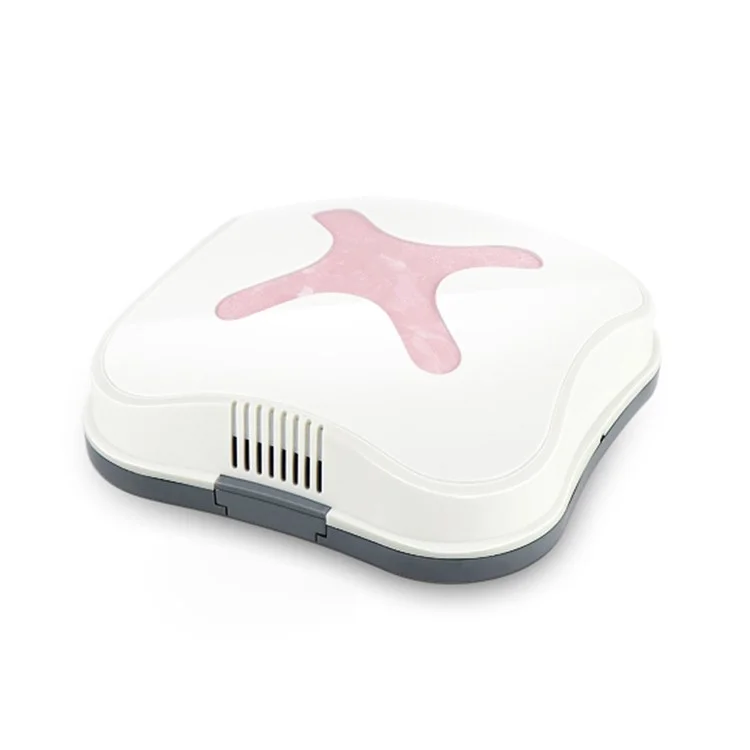 Mini Sweeping Suction USB Rechargeable Automatic Smart Robot Vacuum Floor Cleaner - Pink