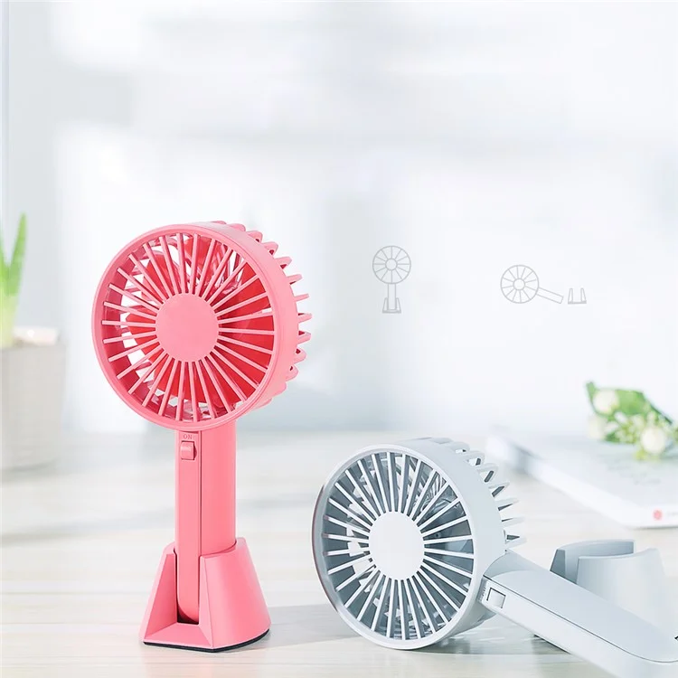 JOYROOM CY234 2000mAh Rechargeable 3 Gear Adjustable Handheld Fan - Grey