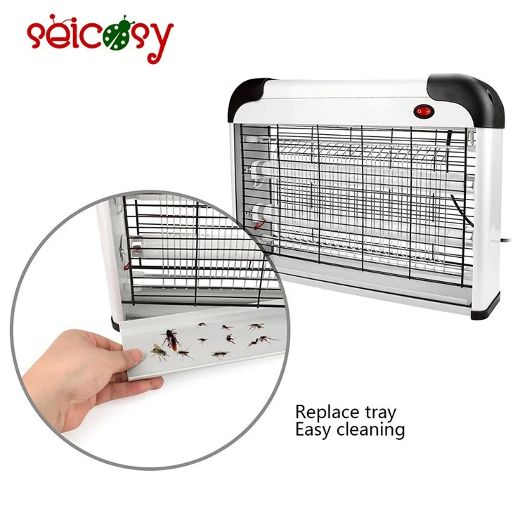 Photocatalyst LED Lámpara Asesina de Mosquitos 20W Mosquito Luz de Mosquito Electronic Bug Zapper Mosquito Repelente Luz - Enchufe de la ue