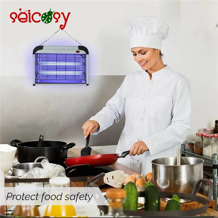 Photocatalyst LED Lámpara Asesina de Mosquitos 20W Mosquito Luz de Mosquito Electronic Bug Zapper Mosquito Repelente Luz - Enchufe de la ue