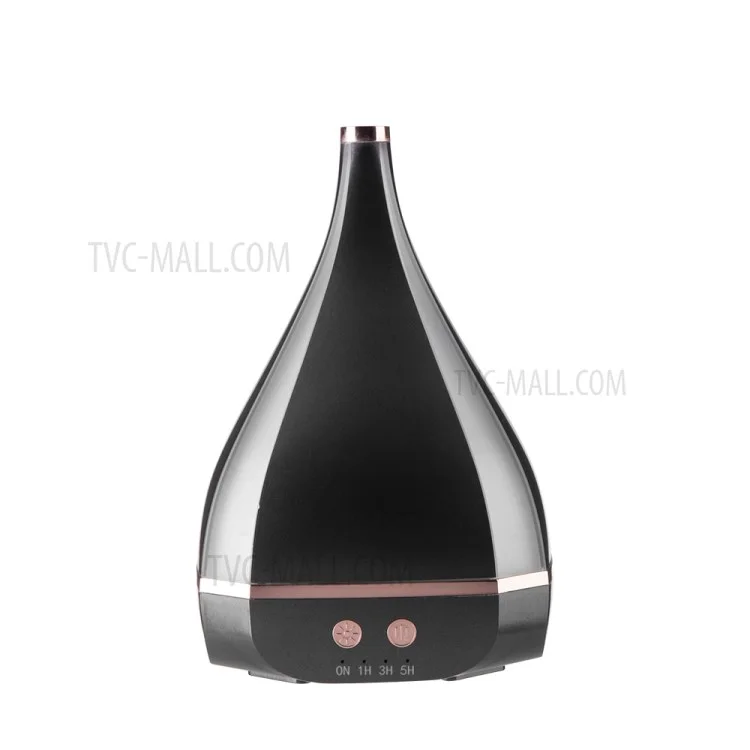 Colorido Night Light Office Home Aroma Umidificador Mudo Difusor de Névoa - Black/US Plug