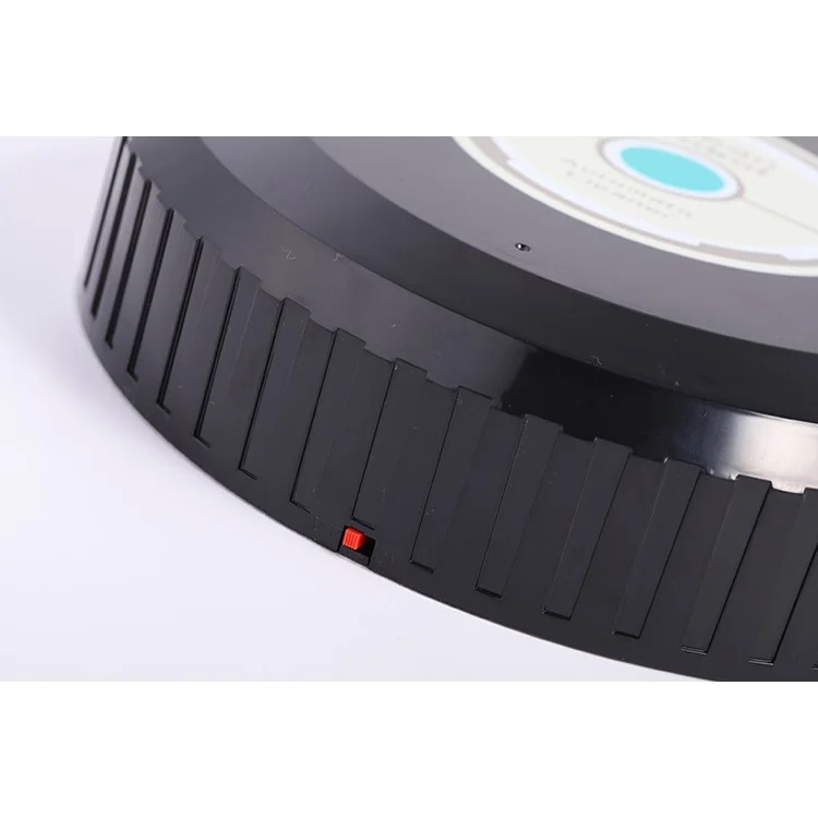 Portable Automatic Vacuum Cleaner Robot Floor Cleaning Sweeper - Black