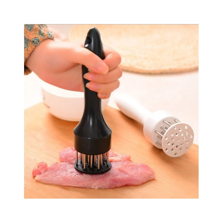 24-pin ABS + Stainless Steel Professional Meat Tenderizer - Black