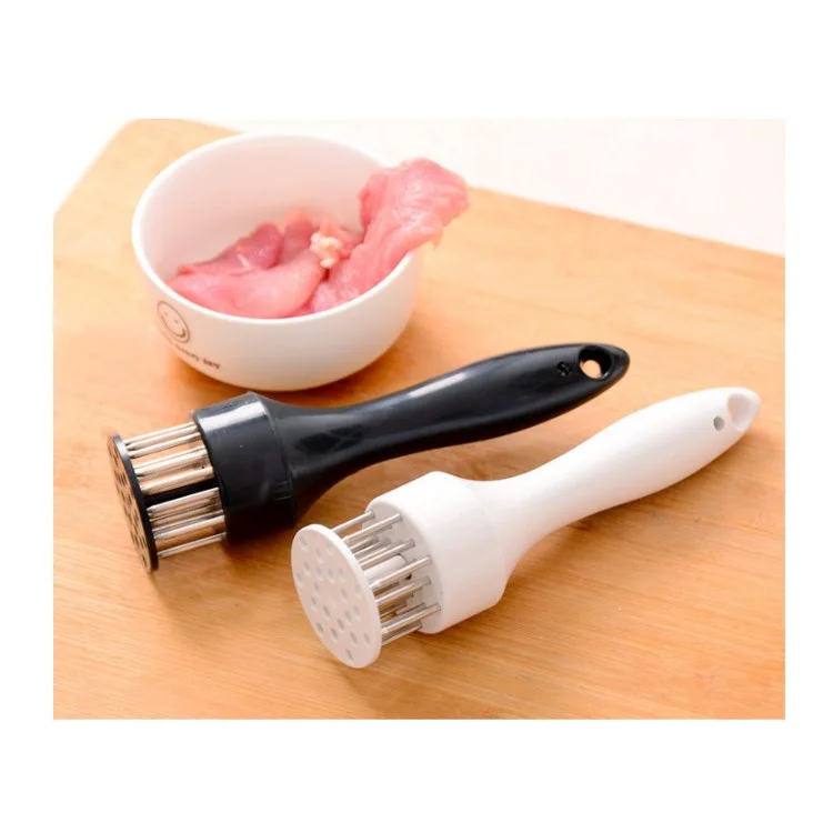 24-pin ABS + Stainless Steel Professional Meat Tenderizer - Black