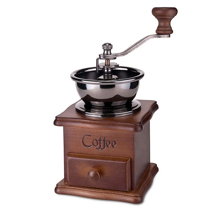 Hand Coffee Bean Grinder Manual Grinding Machine - Brown