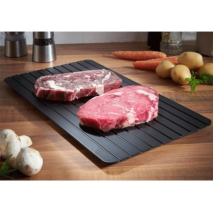 Safe and Fast Defrosting Tray Meat Food Fast Defrosting Tray Kitchen Tools, Size: 23 x 16.5 x 0.2cm