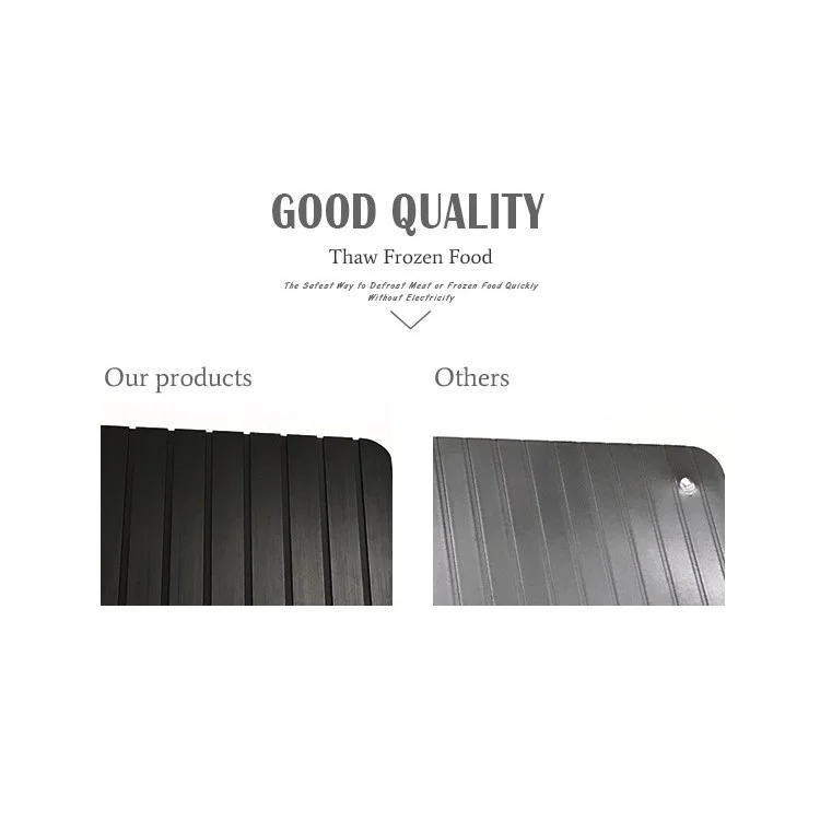 Safe and Fast Defrosting Tray Meat Food Fast Defrosting Tray Kitchen Tools, Size: 23 x 16.5 x 0.2cm