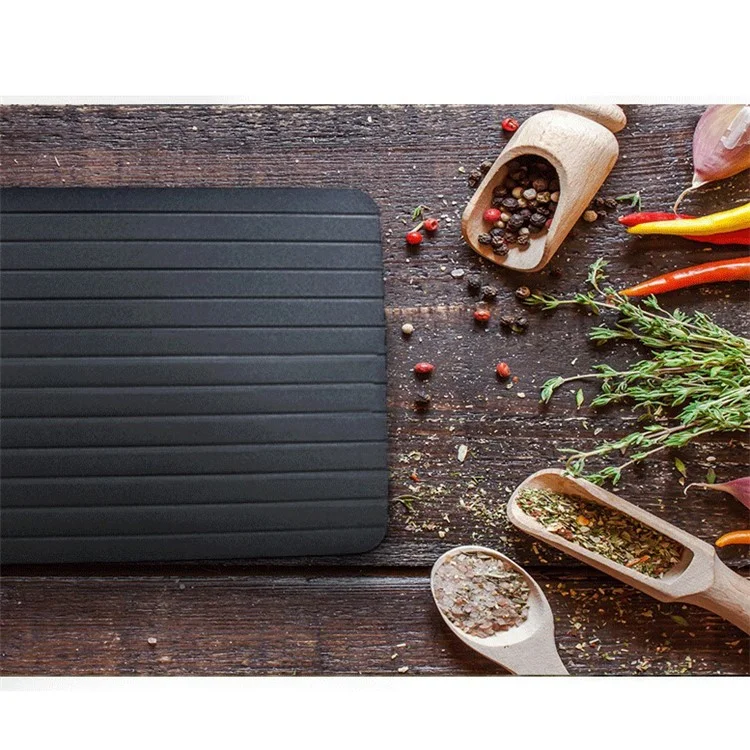 Safe and Fast Defrosting Tray Meat Food Fast Defrosting Tray Kitchen Tools, Size: 23 x 16.5 x 0.2cm