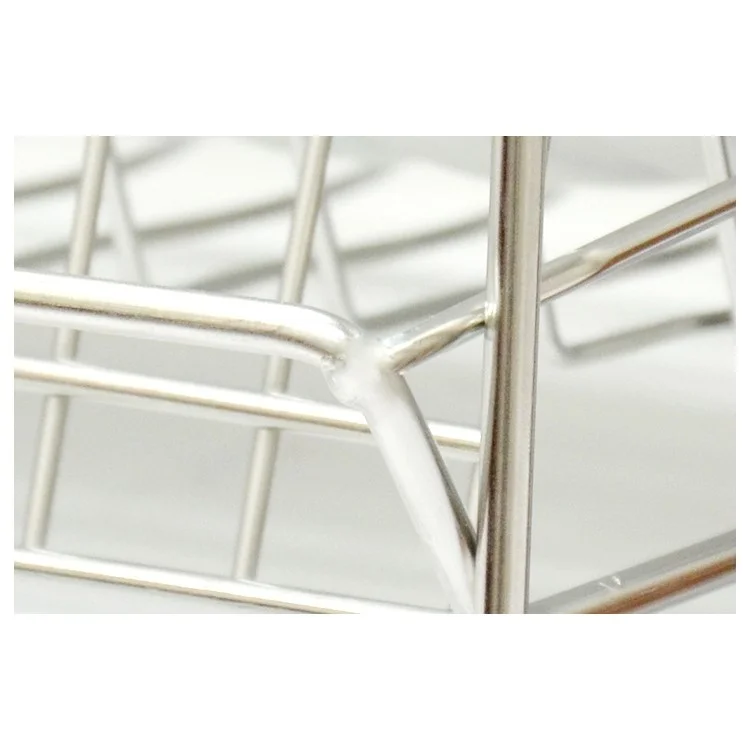 2-Tier Stainless Steel Dish Drainer Kitchen Rack Cutlery Holder