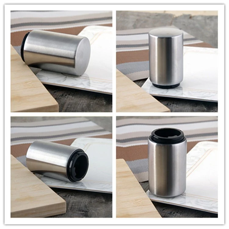 Easy Opener Stainless Steel Columned Beer Bottle Opener - Silver Color