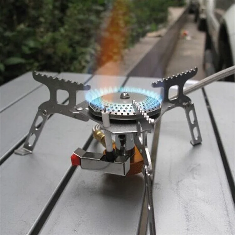 2900W Outdoor Cooking Cookware Gas Stove Foldable Split Furnace for Picnic Hiking Camping