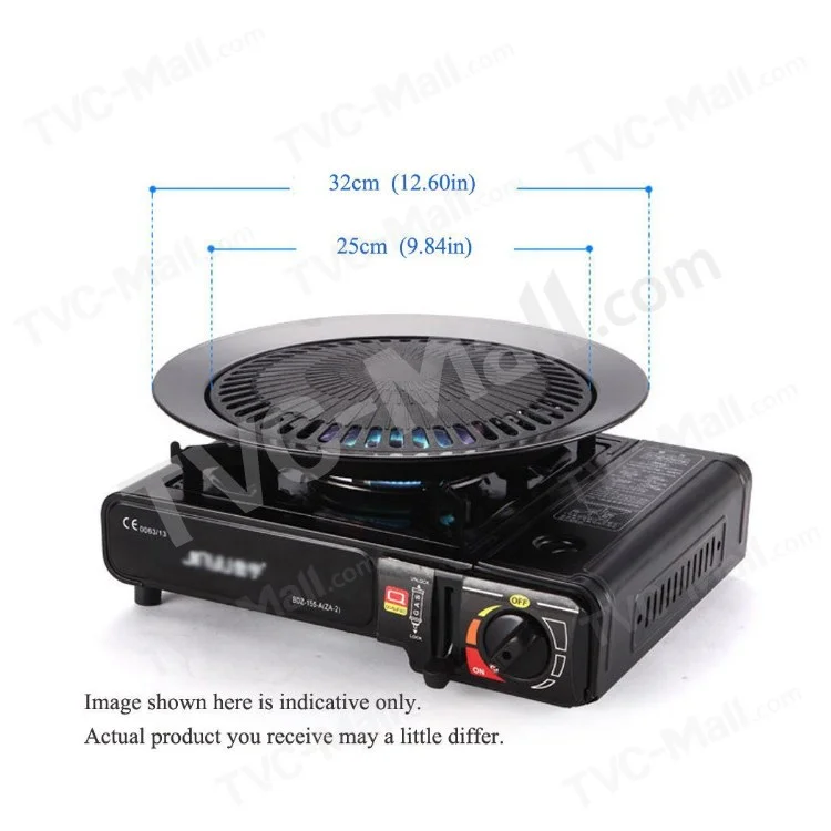 Non-Stick Smokeless Indoor Barbecue Electric Gas Grill Pan